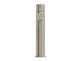 Supporting Image 2 - Mizu Drift Medium Height Basin Mixer Tap Straight Spout Brushed Nickel (6 Star) Lead Free
