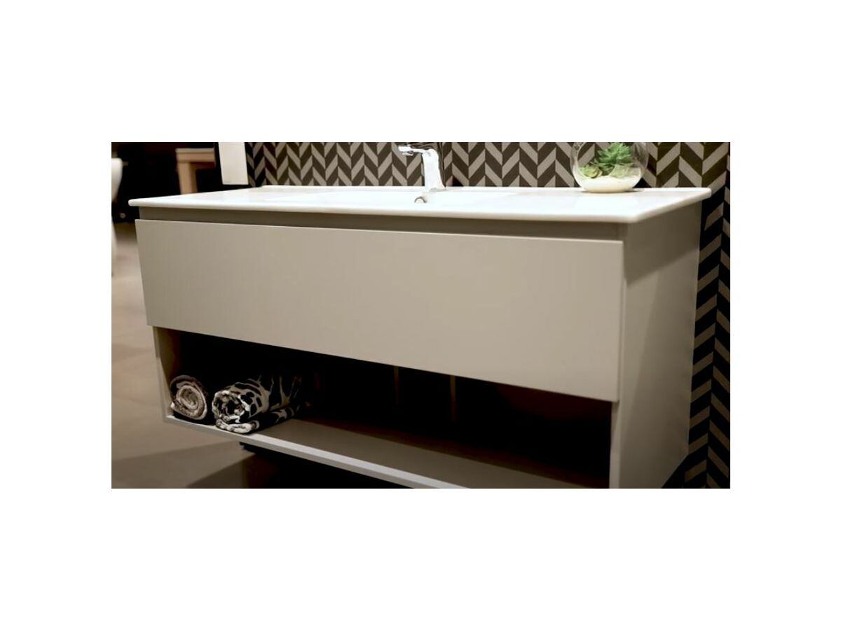 Posh Domaine All Drawer Shelf Vanity