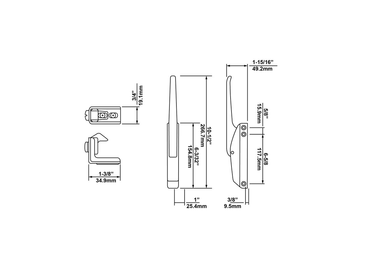 Kason Latch with Strike K17404
