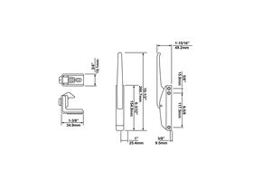Kason Latch with Strike K17404