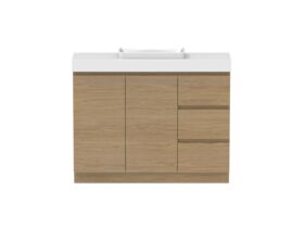 Hero - Posh Domaine 1200mm Ensuite Floor Mount Vanity Unit Single Bowl 90mm Top