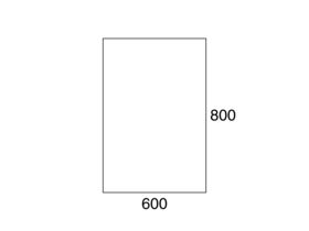 Posh Domaine 600mm x 800mm Polished Edge Mirror