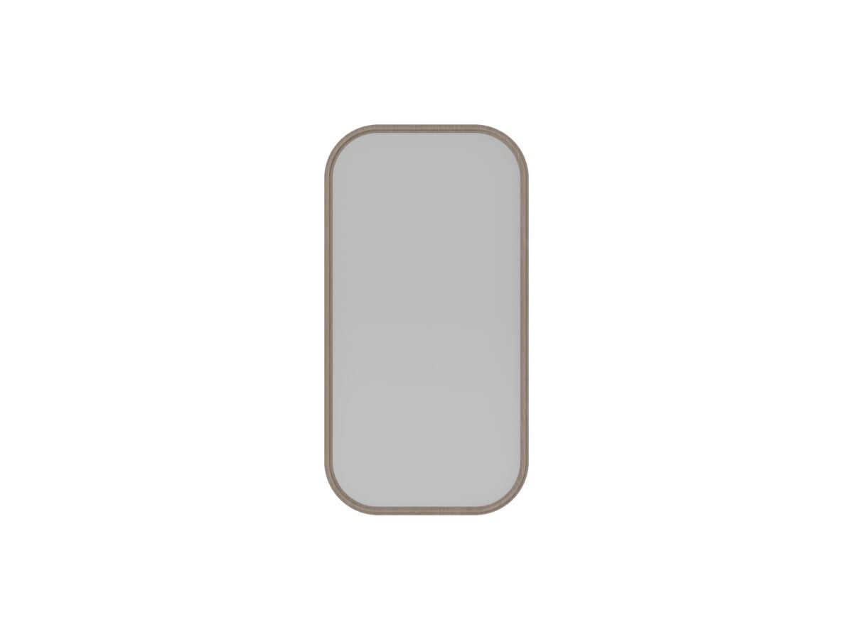 ADP Quinn by Alisa & Lysandra 1 Door Mirrored Shave Cabinet 490 x 940