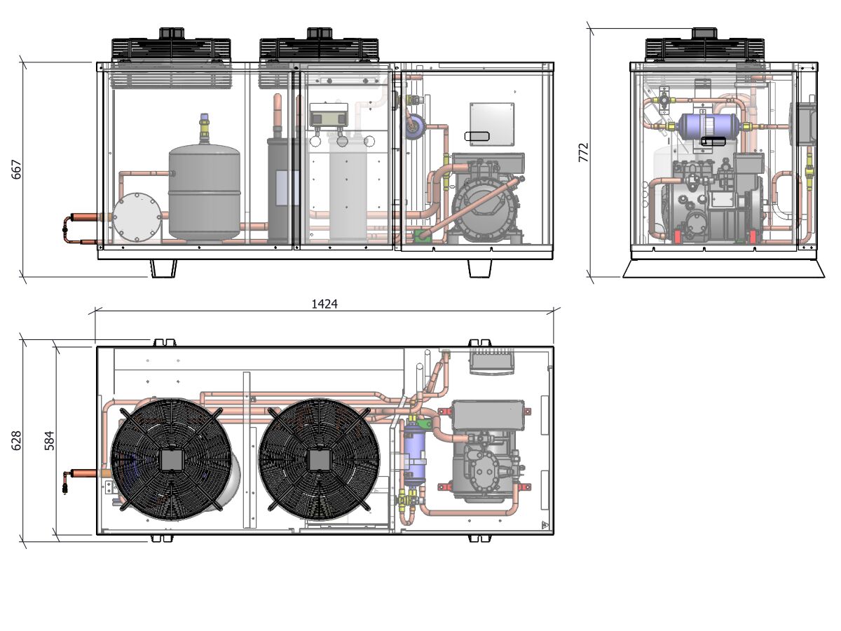 ACPAC Packaged Condensing Unit APS4.6ML2-1