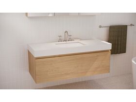 Posh Solus Basin Set Fixed Outlet Brushed Nickel (5 Star) Lead Free