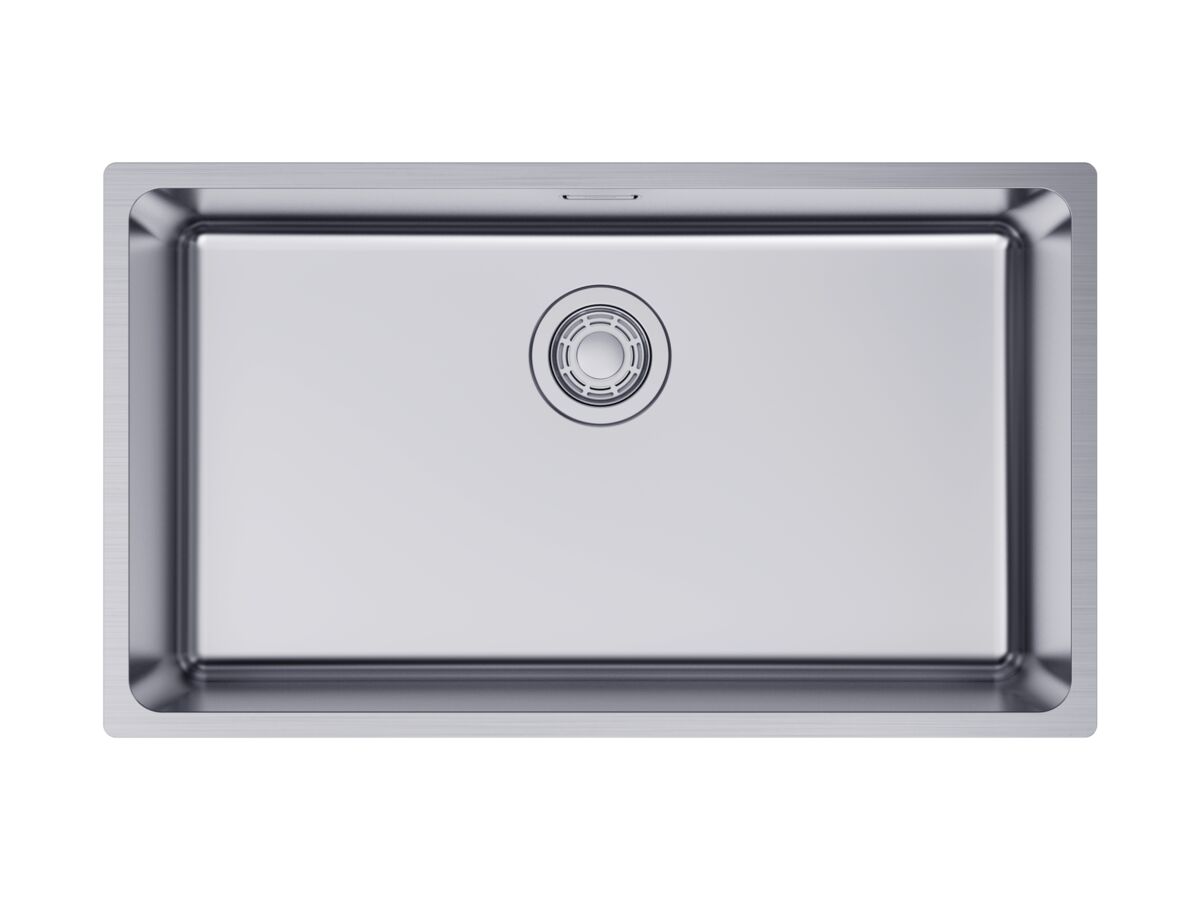 Hero - Memo Oscar Inset/Undermount Mega Single Bowl Sink 720mm Overflow No Taphole