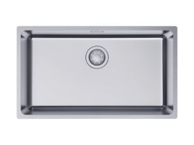 Hero - Memo Oscar Inset/Undermount Mega Single Bowl Sink 720mm Overflow No Taphole
