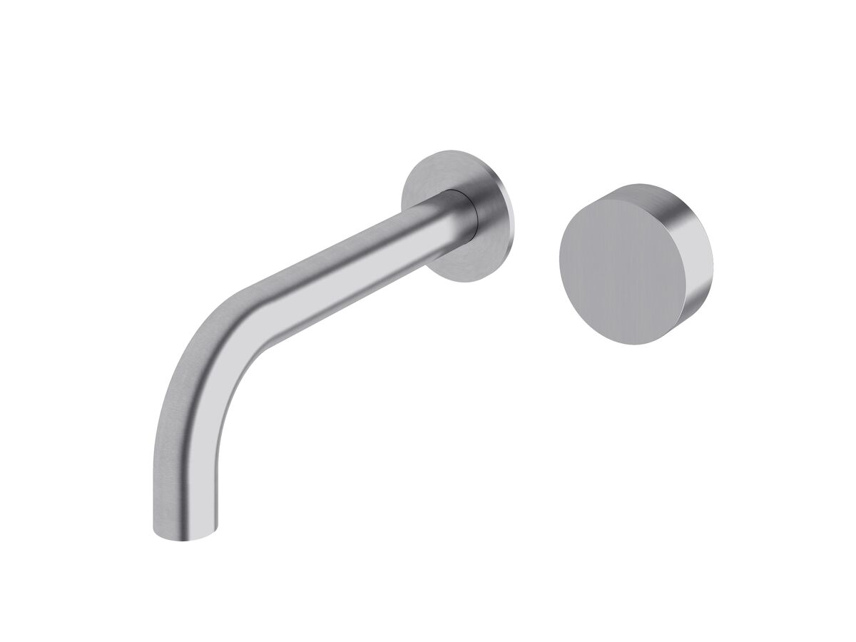 Sussex Pure Progressive Wall Bath Mixer Tap System 200mm Satin Chrome