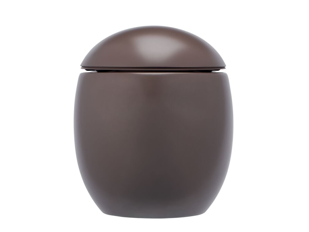 Supporting Image 2 - LAUFEN Alessi Rimless Wall Hung Pan with Soft Close Seat Matte Cafe (4 Star) - Front