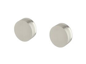 Sussex Pure Wall Top Assembly Taps with Cirque Textured Handles PVD Brushed Nickel