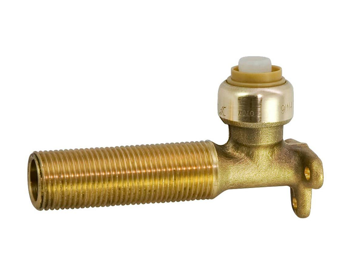 Sharkbite Back Plate Elbow 20mm OD x 15mm Male Long