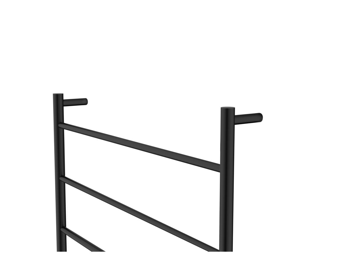 Posh Solus MK2 Heated Towel Rail 700mm x 700mm Matte Black