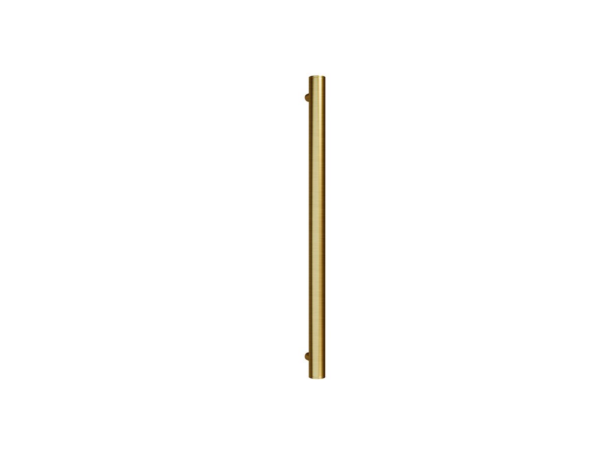 Hydrotherm Pure Vertical Single Heated Towel Rail 900 x 38mm PVD Brushed Gold