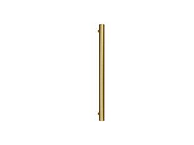 Hydrotherm Pure Vertical Single Heated Towel Rail 900 x 38mm PVD Brushed Gold