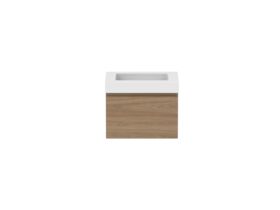 Hero - Posh Domaine 600mm Wall Hung Vanity Unit All-Drawer 90mm Top