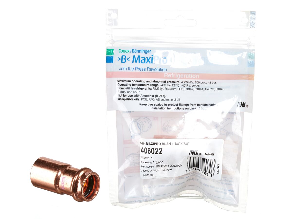 >B< Maxipro Bush 1 1/8" x 7/8" Bag of 1