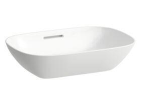 LAUFEN Ino Counter Basin with Overflow No Taphole 500mm White