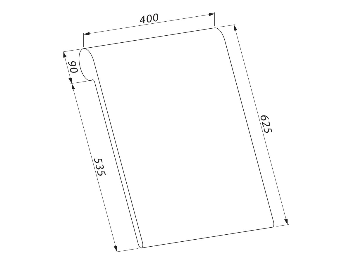 LAUFEN Sonar Bath Backrest