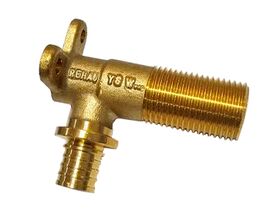 Rehau Brass 19BP Elbow Male