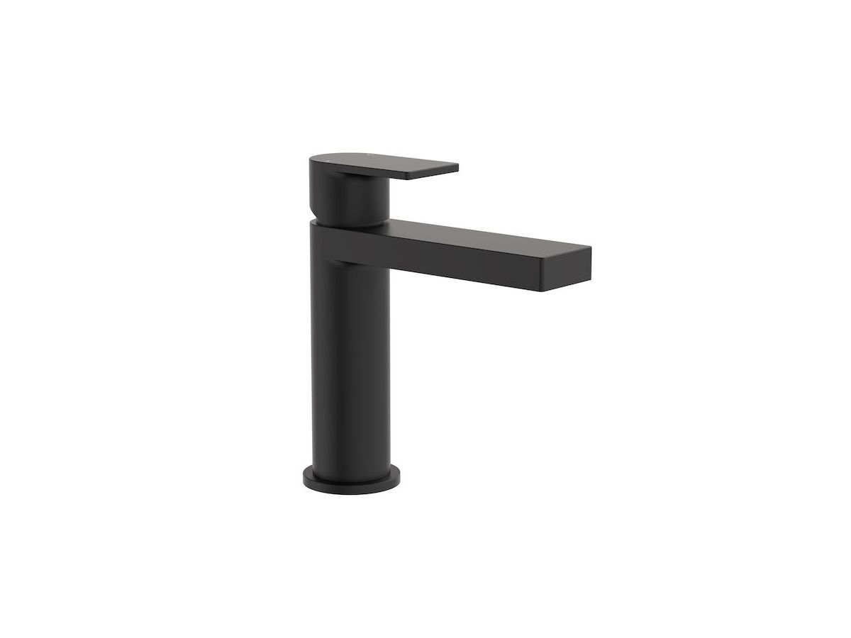 Clark Round Square Basin Mixer Matte Black (5 Star)