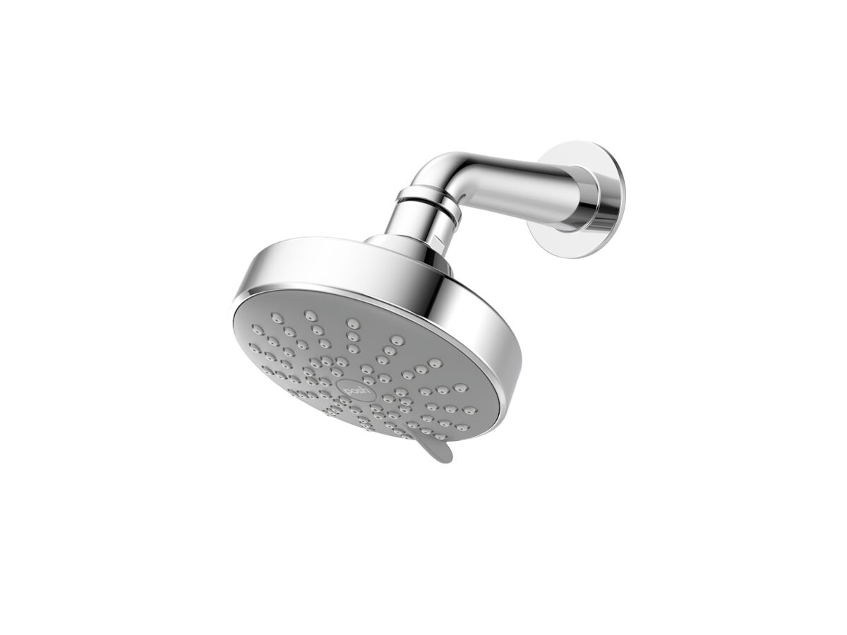 Posh Solus Mk3 Wall Shower & Arm 3 Function Chrome (4 Star)
