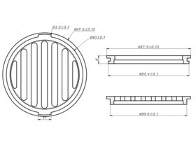 Trapscrew Grate Insert Only (for 202528)