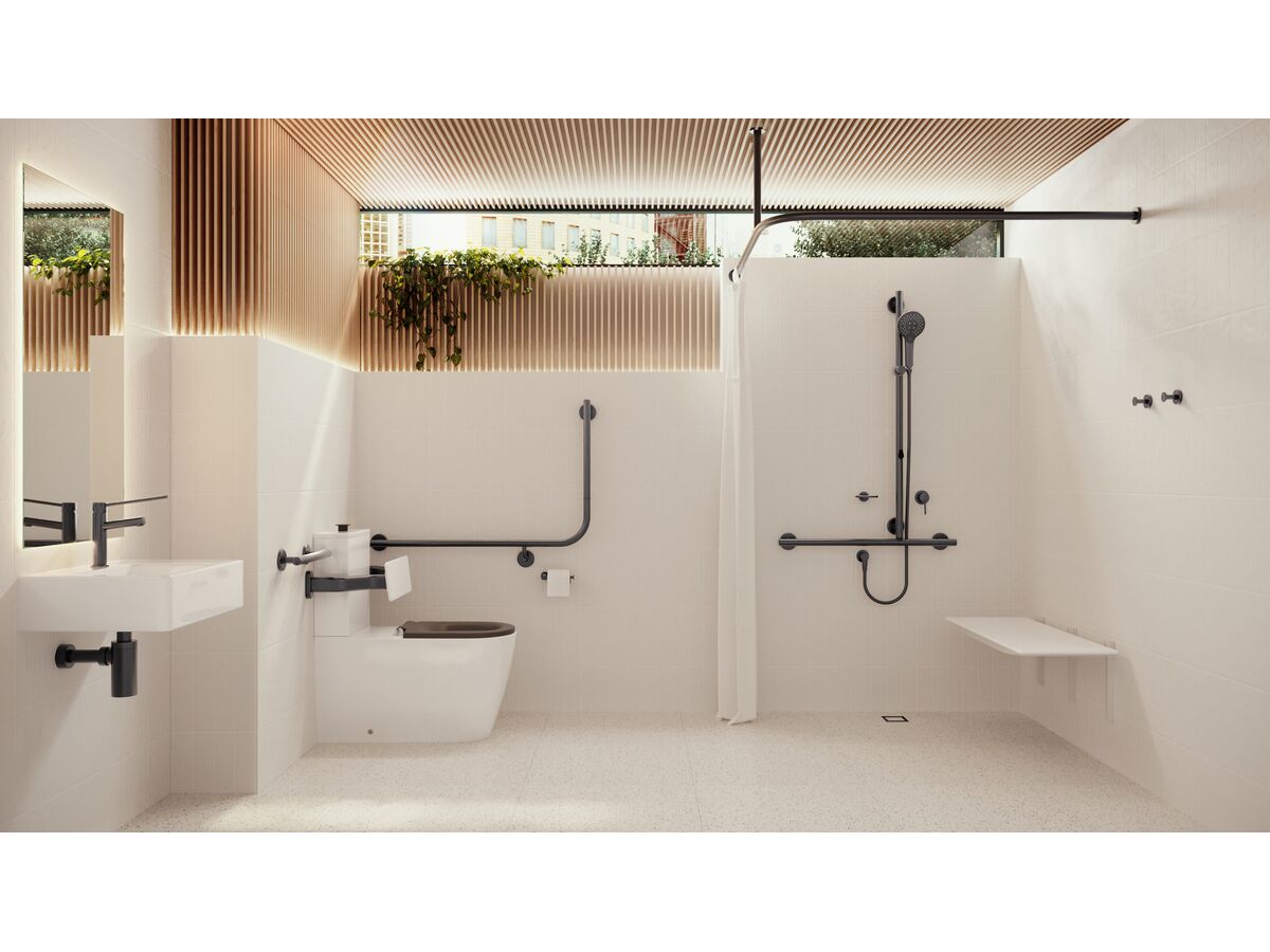 In Situ - Mizu Commercial Bathroom - Brushed Gunmetal 2