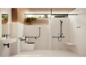 In Situ - Mizu Commercial Bathroom - Brushed Gunmetal 2