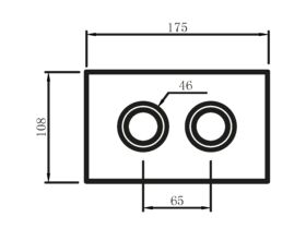 Hideaway+ Round Remote Access Button/ Plate Inwall Brushed Stainless Steel