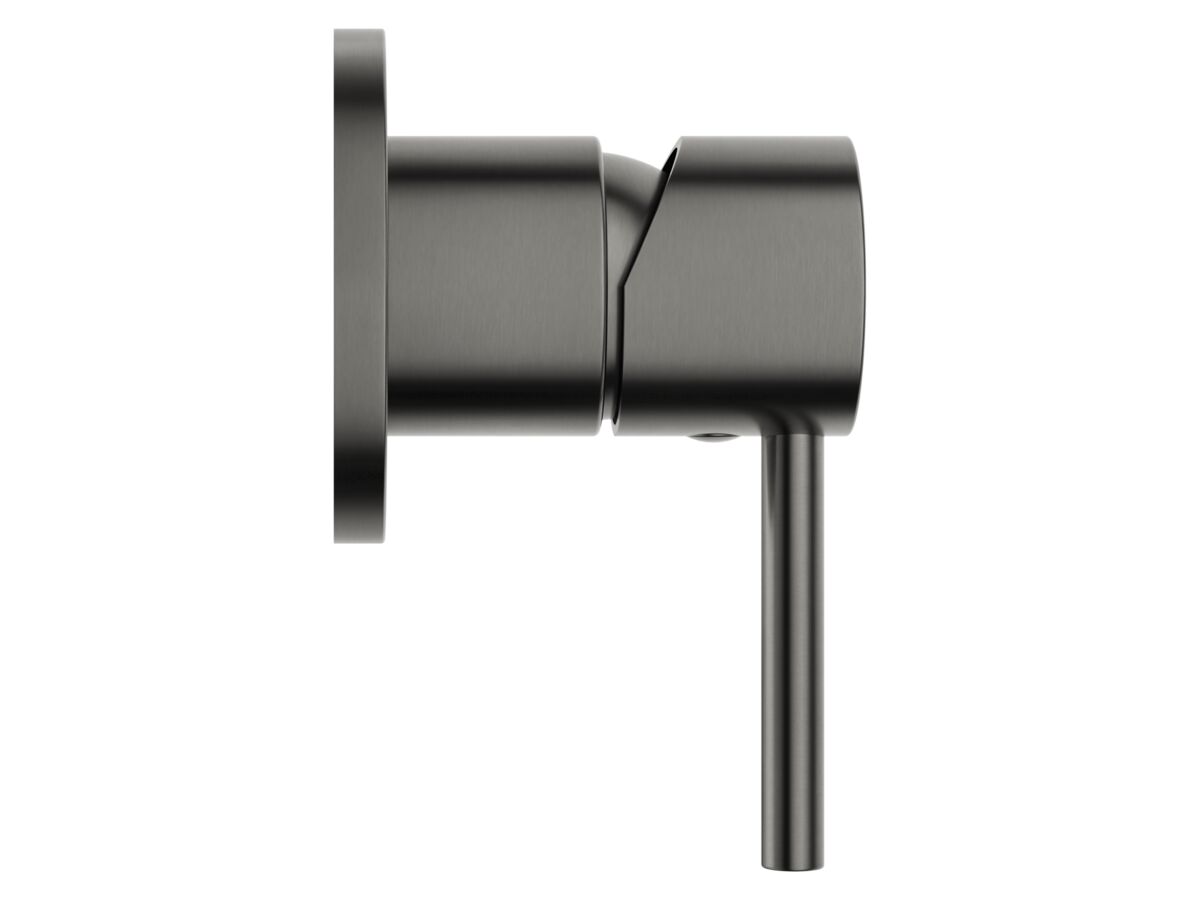 Supporting Image - Mizu Drift Shower Mixer Kit Brushed Gunmetal Lead Free - Side