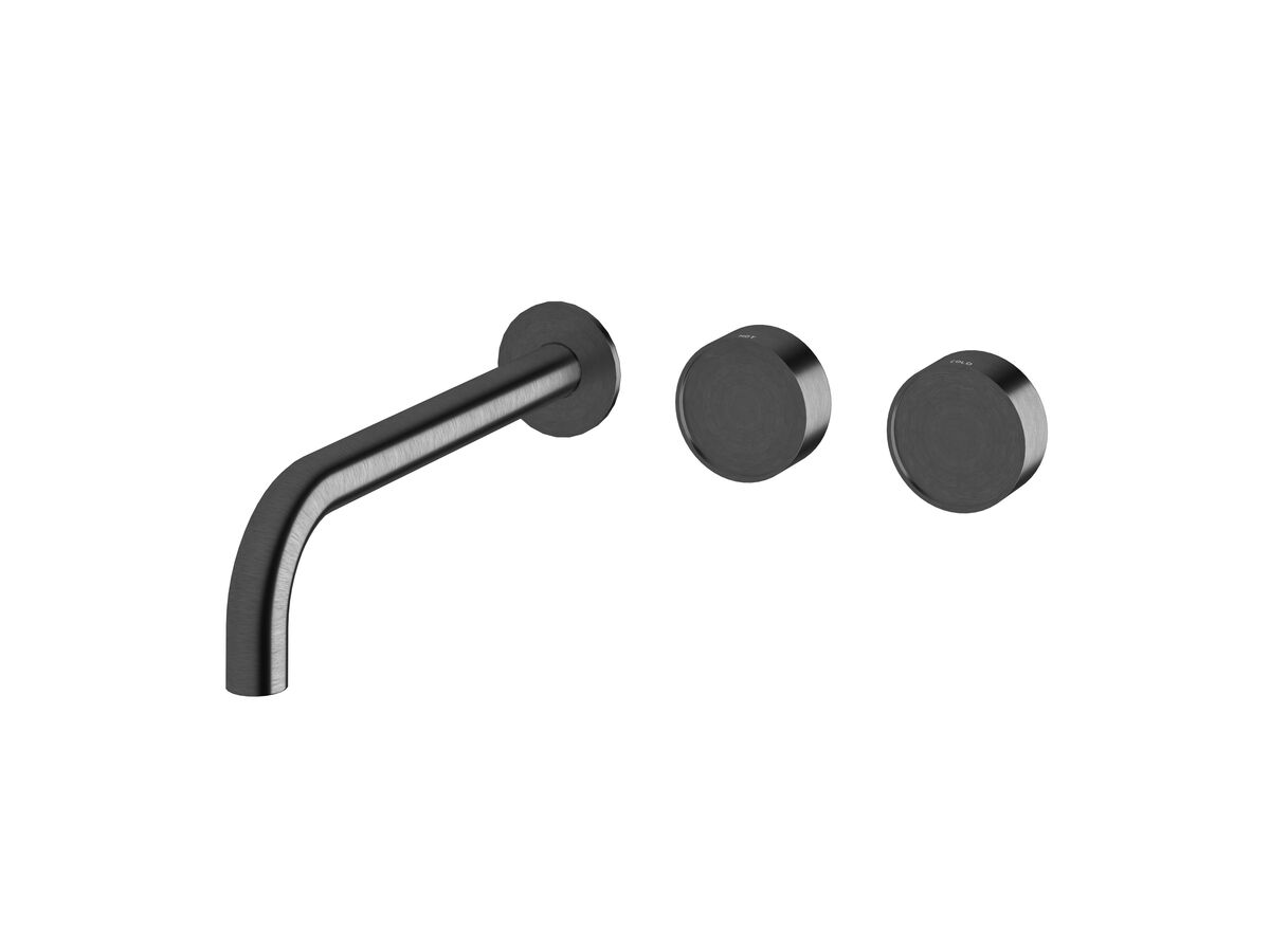Hero - Sussex Pure Elemental Wall Basin Hostess System 250mm PVD Brushed Gunmetal (3 Star) Lead Free