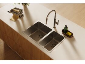 In Situ - Memo Oscar Inset/Undermount 1 & 1/2 Bowl Sink Overflow No Taphole - Inset