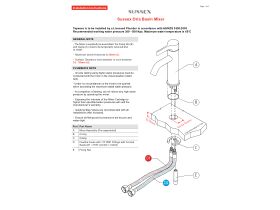 Installation Instructions - Sussex Oria Basin Mixer