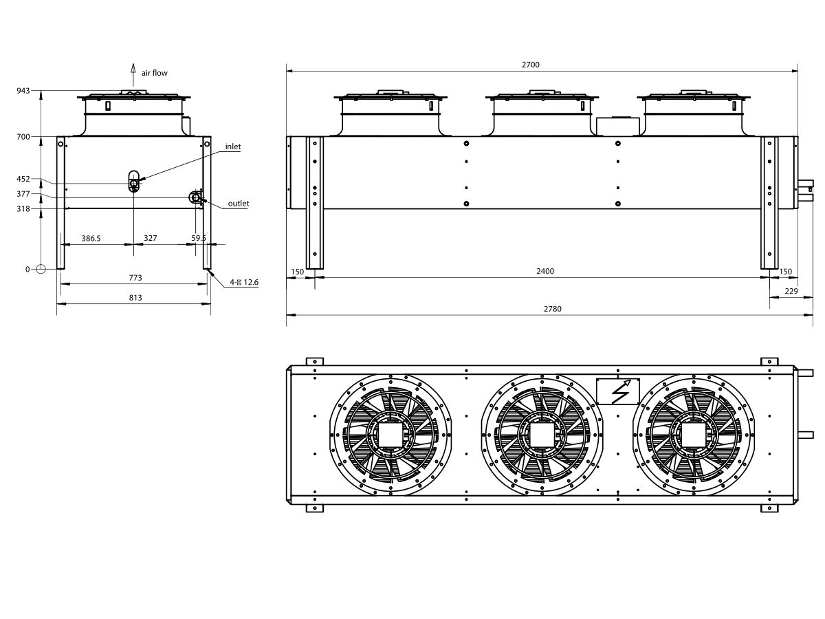 Cabero Remote Condenser ACH053A3-2.4-18NZ-D