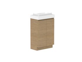 Supporting Image - Posh Domaine 600mm Ensuite Floor Mount Vanity Unit 90mm Top