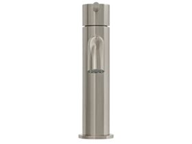 Supporting Image 2 - Mizu Drift Basin Mixer Curved Spout Brushed Nickel (6 Star) Lead Free