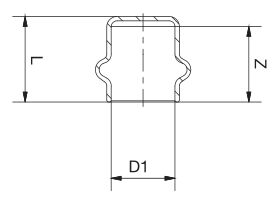 >B< Press End Cap