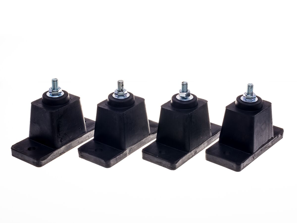 Quikfit Rubber Condensing Mount 210Kg - 4 Pack