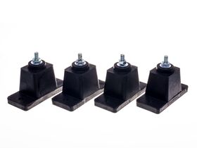 Quikfit Rubber Condensing Mount 210Kg - 4 Pack