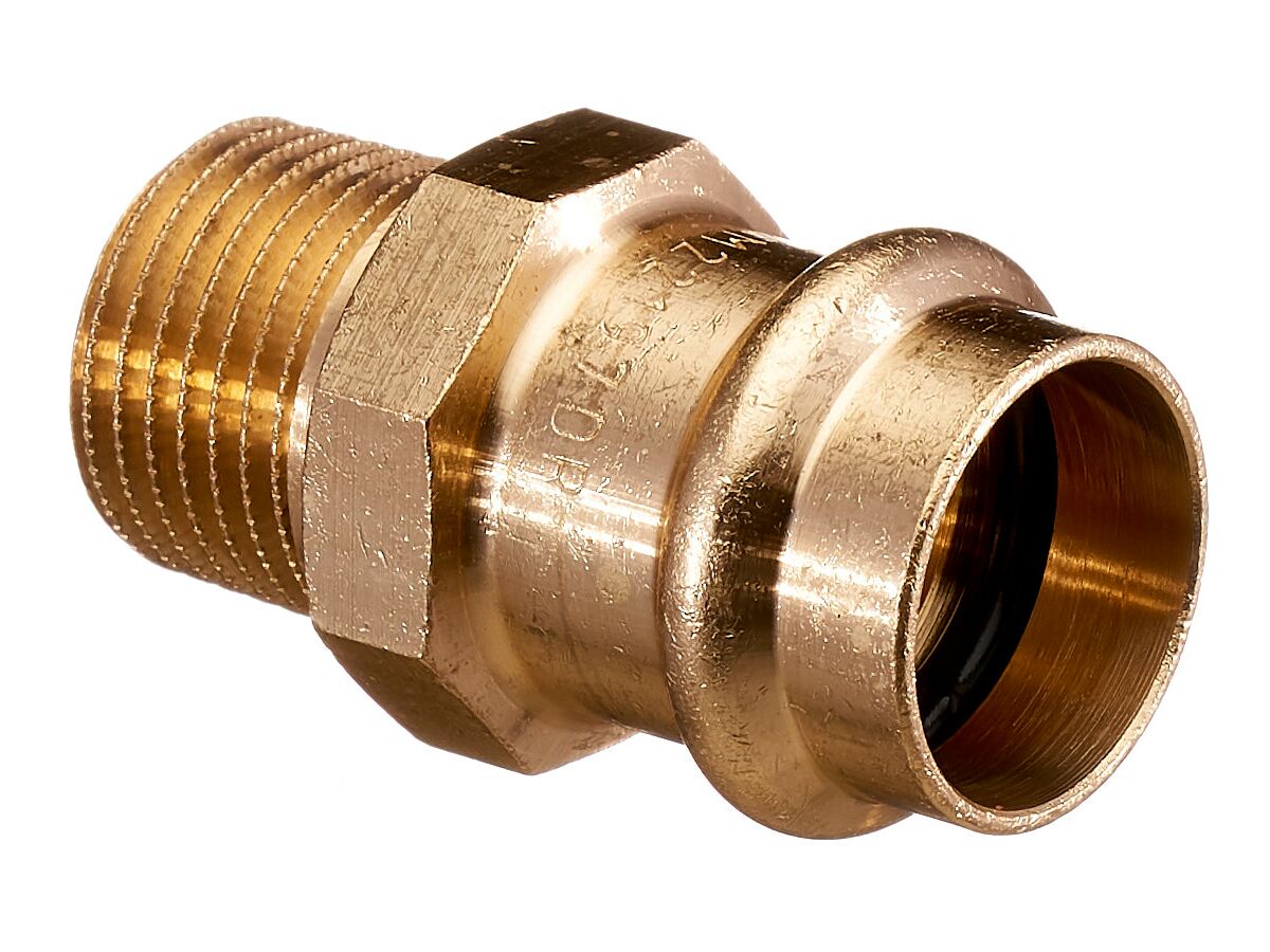 >B< Press Water Male Reducing Coupling 20mm x 1/2" BSP