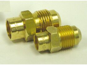 Refrigeration Brass Male Flare to Solder