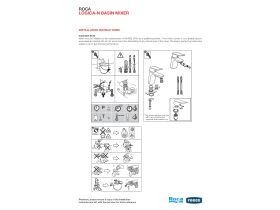 Installation Instructions - Roca Logica-N Basin Mixer Tap (5 Star)
