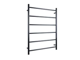 Mizu Drift MK2 750 x 1050mm Heated Towel Rail Low Voltage 24V Matte Black