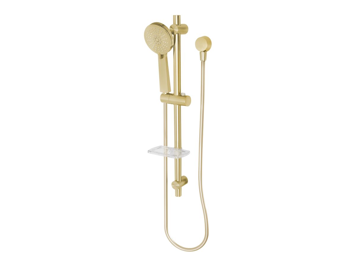Vivd Hand Shower On Rail Brushed Gold (3 Star)