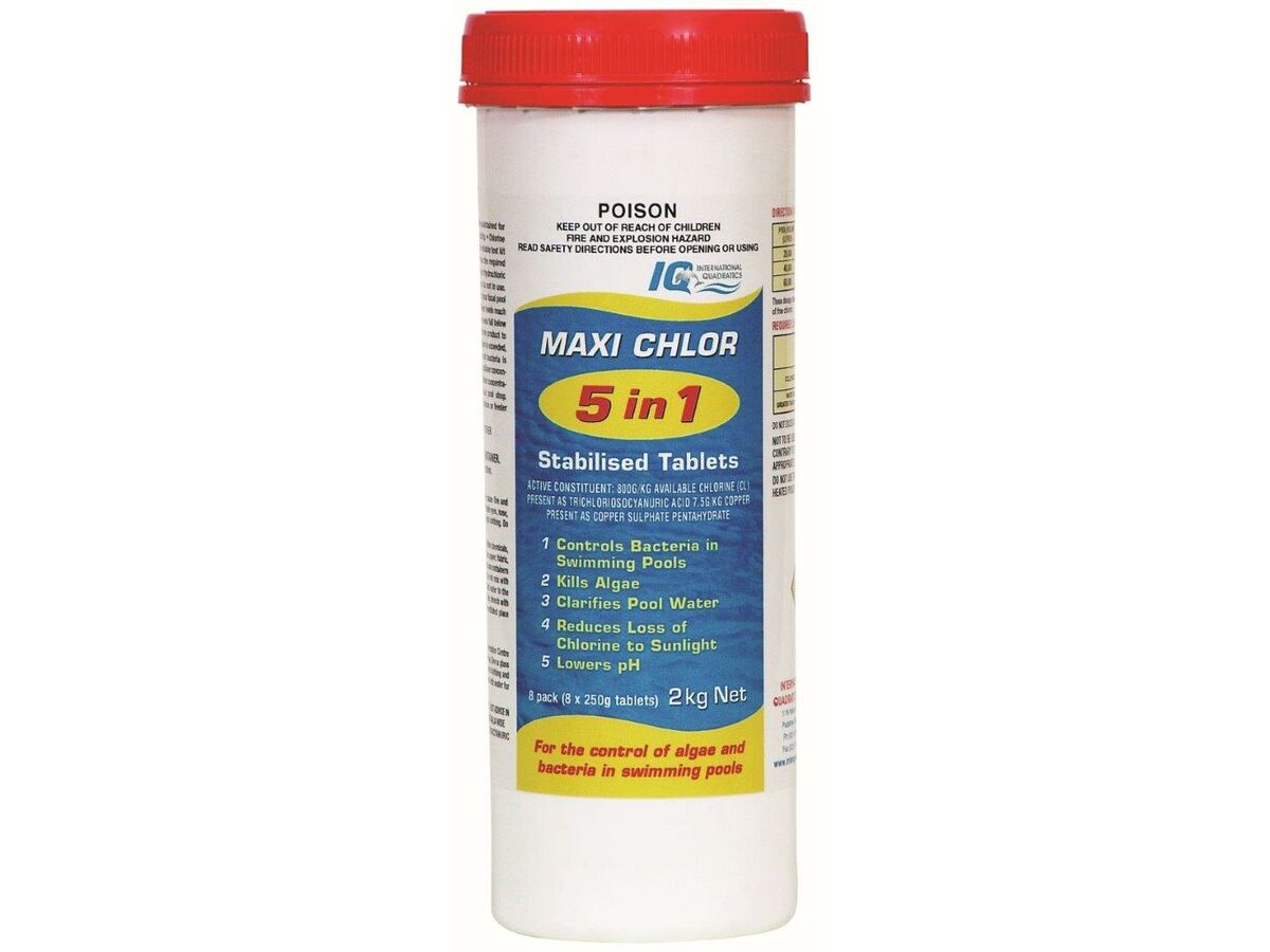 IQ Maxi Chlor 5in1 Stabilised Tablets 2kg