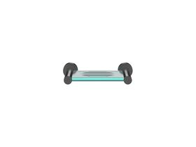 Scala Soap Dish LUX PVD Brushed Smoke Gunmetal