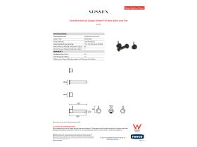 Specification Sheet - Scala Wall Bath Set Straight 200mm PVD Matte Black Lead Free