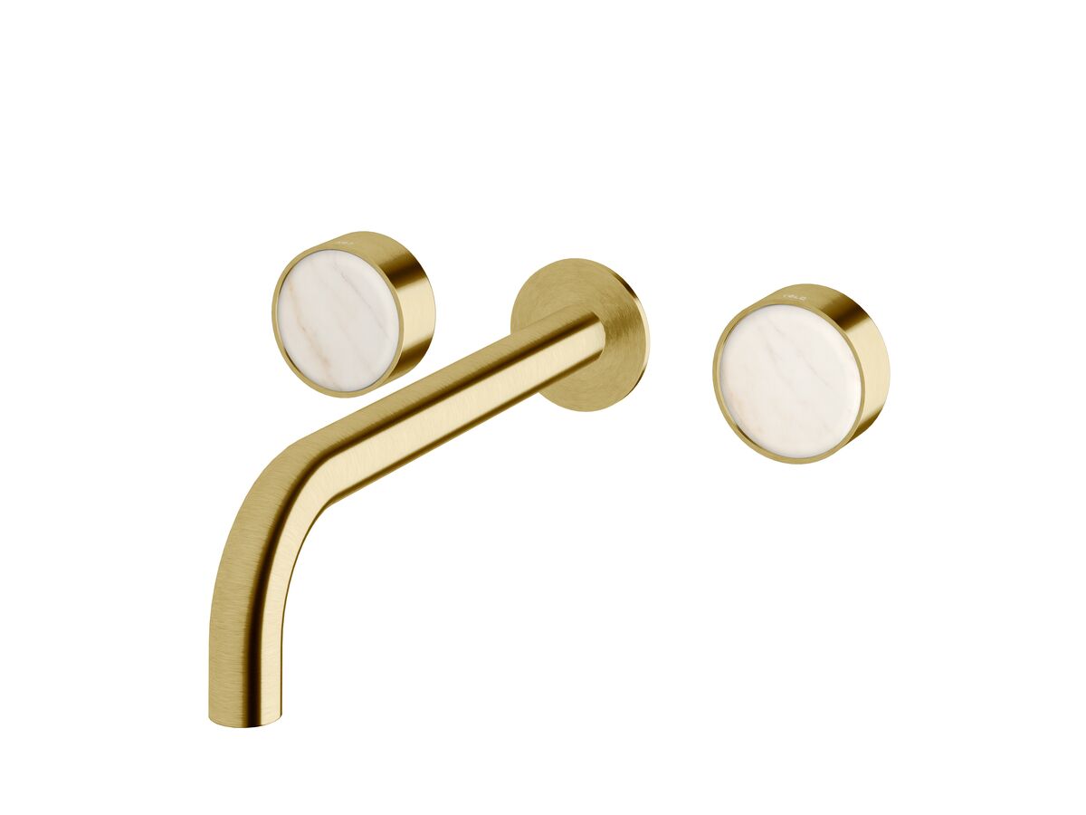 Supporting Image - Sussex Pure Elemental Bath Set 250mm PVD Brushed Gold with Aurora Insert