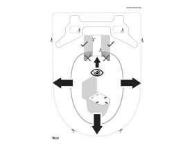 Installation Template - Roca Multiclean M4 Seat (A2)