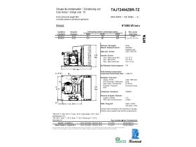 Specification Sheet - Tecumseh Condensing Unit TAJT2464ZBR-TZ-3
